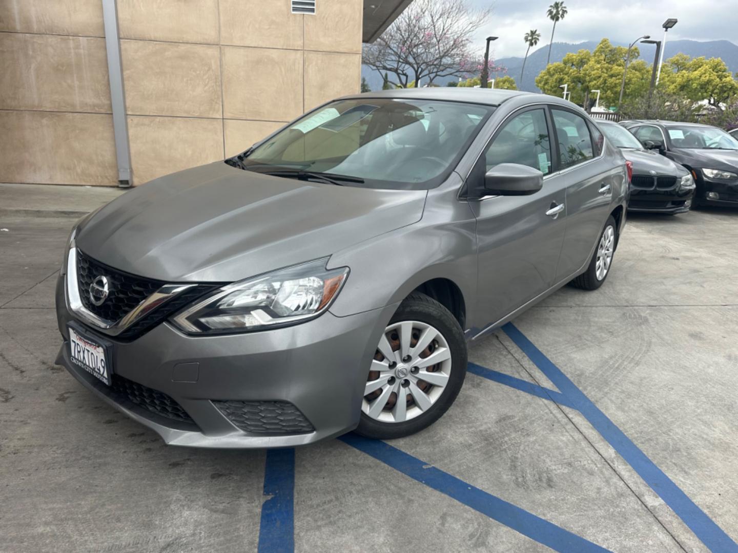 2016 Silver /Black Nissan Sentra FE+ S (3N1AB7AP7GY) with an 1.8L L4 SFI DOHC 16V engine, CVT transmission, located at 30 S. Berkeley Avenue, Pasadena, CA, 91107, (626) 248-7567, 34.145447, -118.109398 - Photo#7